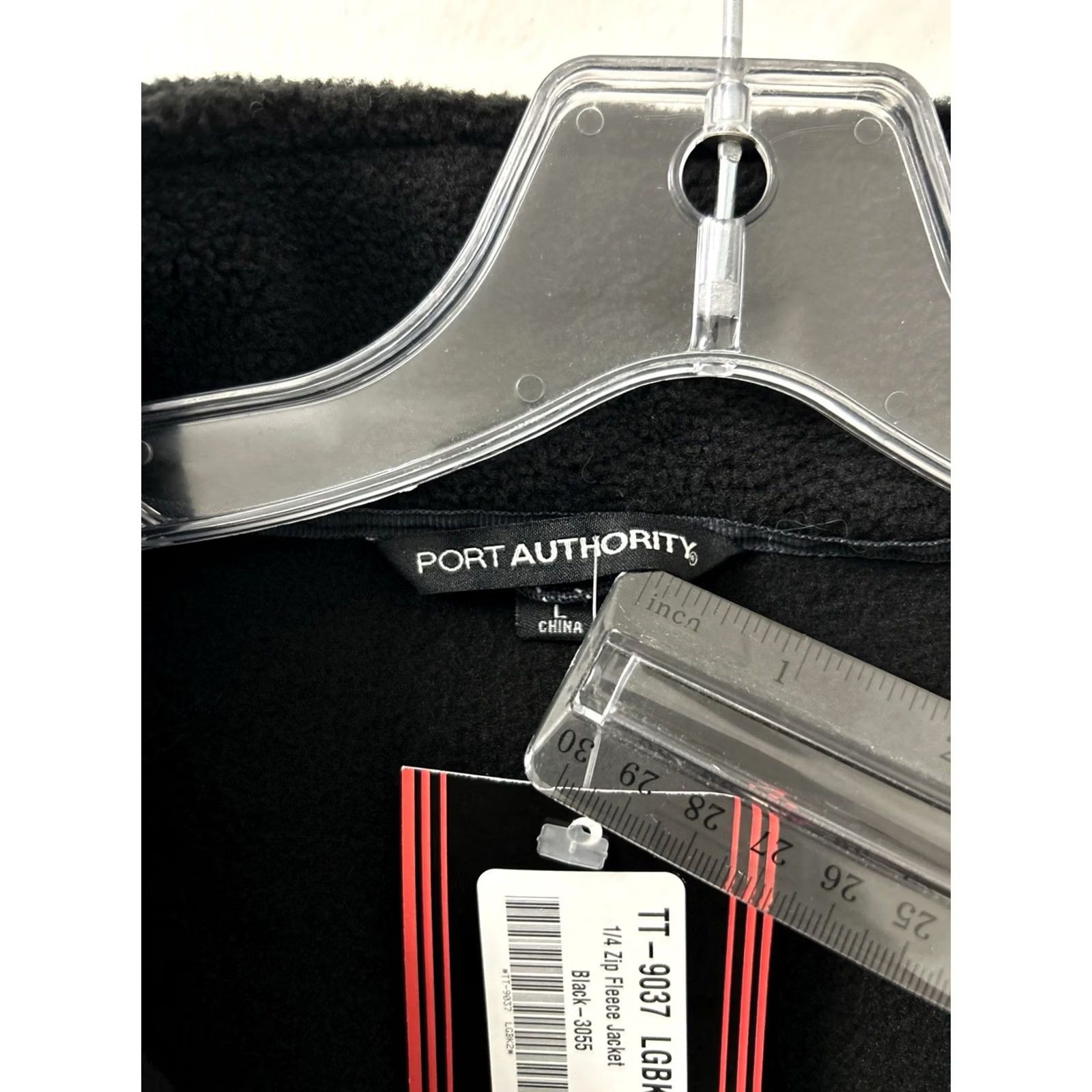 Port Authority VINTAGE Port Authority 1/4 Zip Fleece Jacket Mens L Black Arrive Sweatshirt L/S NWT Size US L / EU 52-54 / 3 - 7 Thumbnail