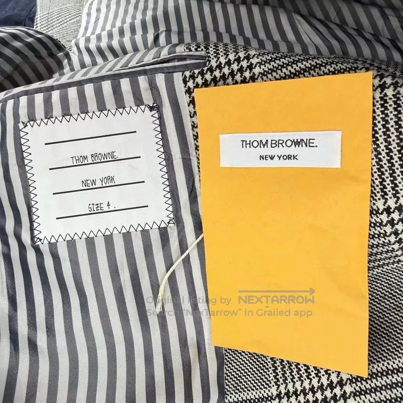 Thom Browne Thom Browne Plaid Wool Jacket Size US XL / EU 56 / 4 - 3 Thumbnail