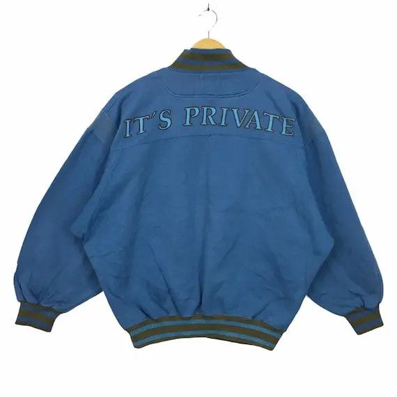 MLB Vtg 80' JASON'S ITS PRIVATE Baseball Varsity Jacket Cardigan Size US L / EU 52-54 / 3 - 5 Thumbnail
