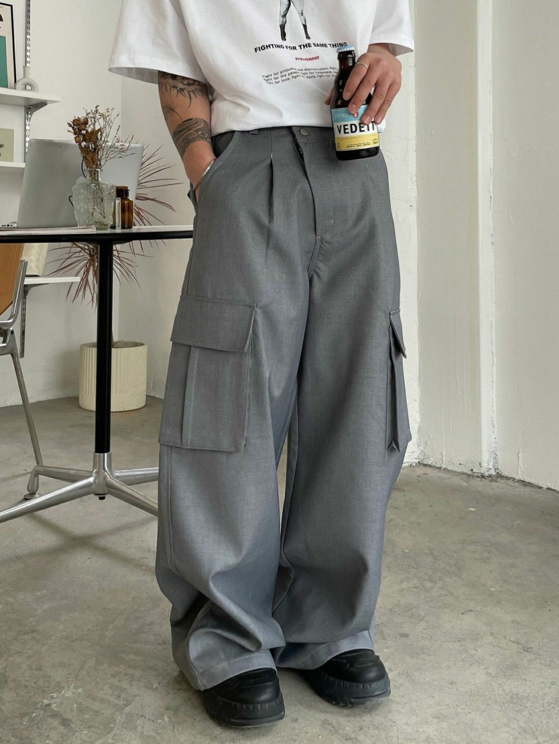 sports retro loose baggy cargo pants