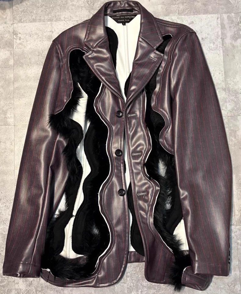 Comme des Garcons Comme des Garcons Leather Blazer Size US S / EU 44-46 / 1 - 1 Thumbnail