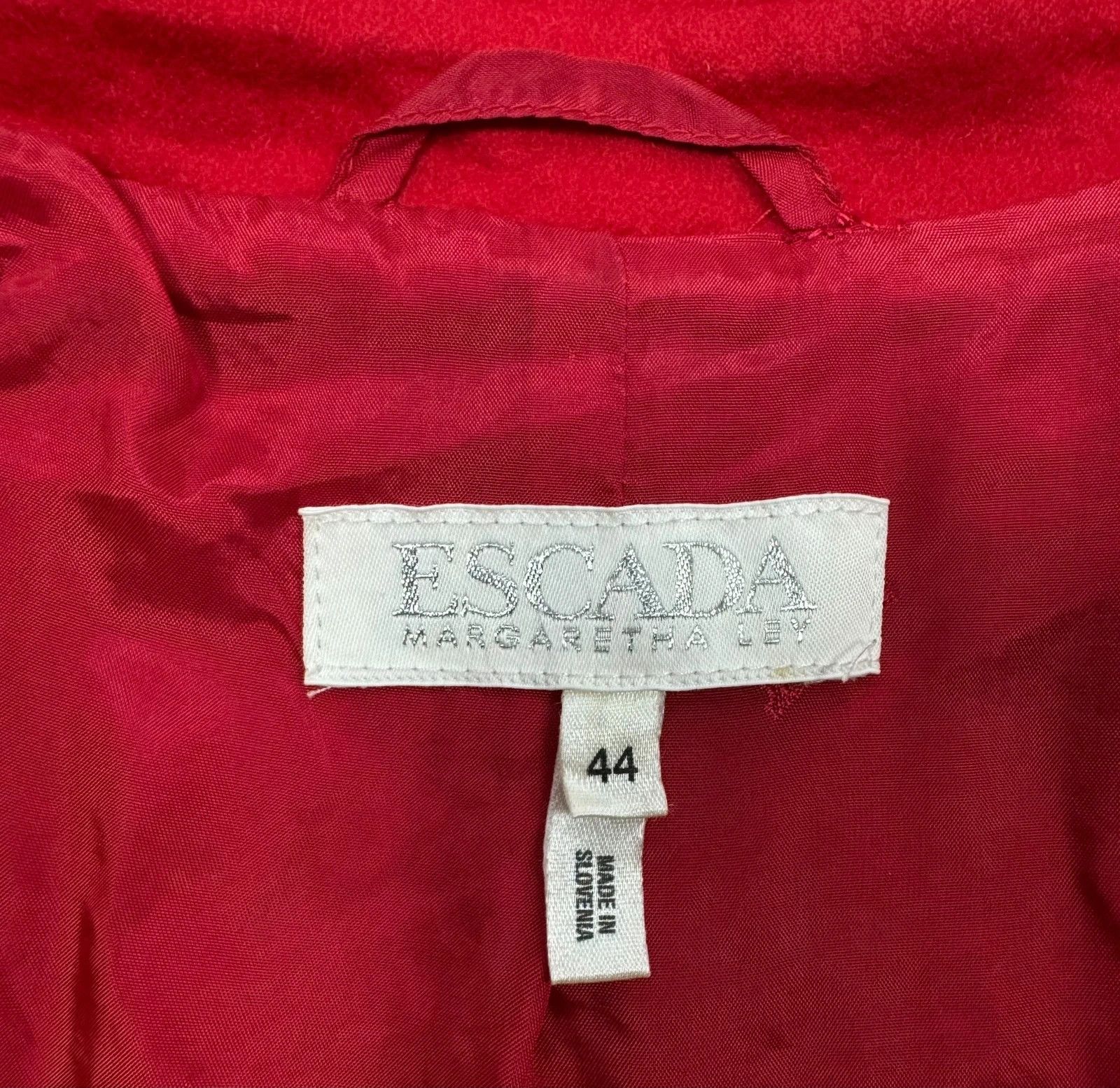 Escada Escada Margaretha Ley 100% Cashmere Coat Collared size 44 Size XL / US 12-14 / IT 48-50 - 14 Thumbnail