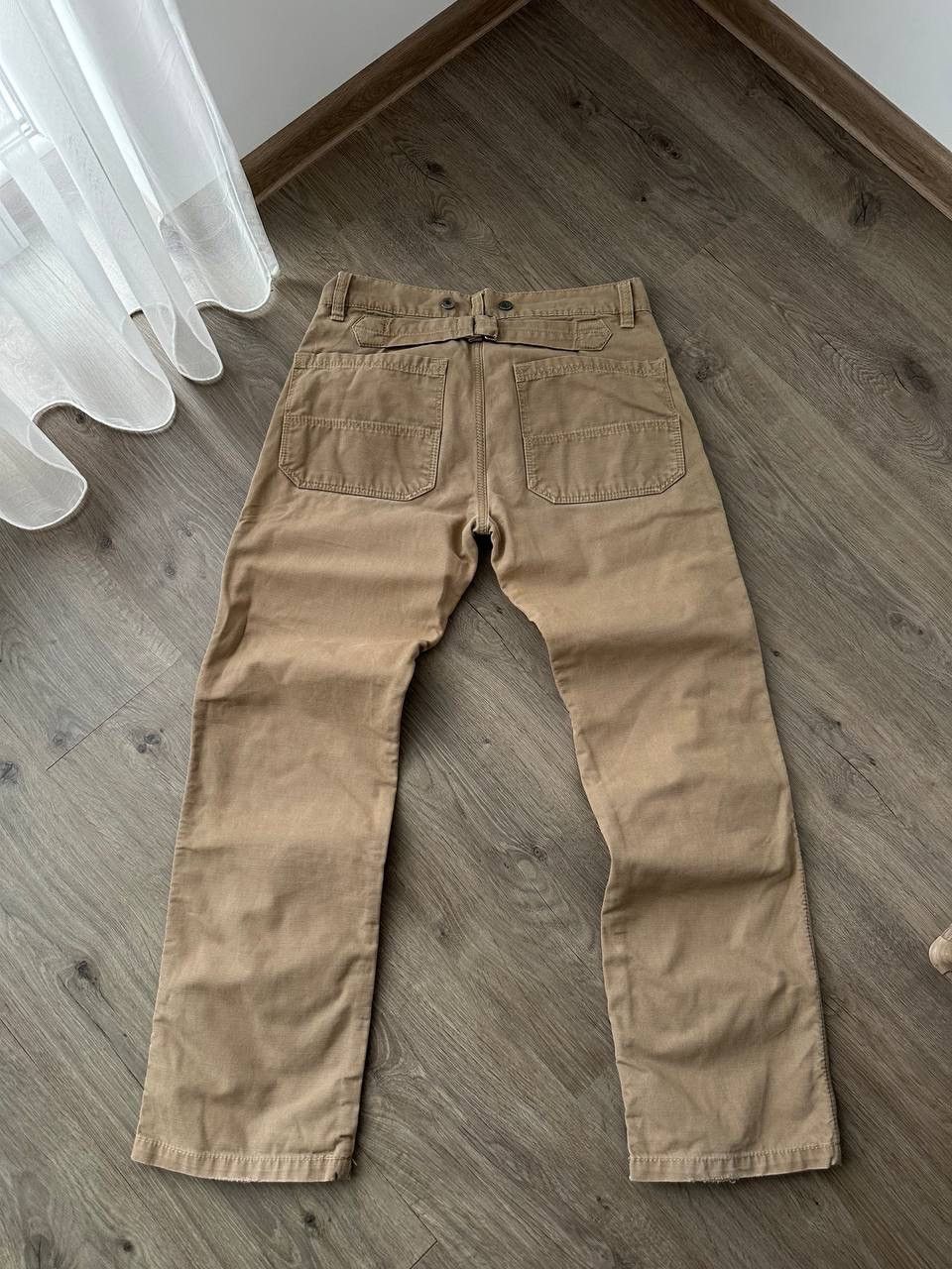 Japanese Brand × Pike Brothers × Vintage Vintage Pike Brother Brown Hunting Denim Pants Size US 32 / EU 48 - 13 Thumbnail