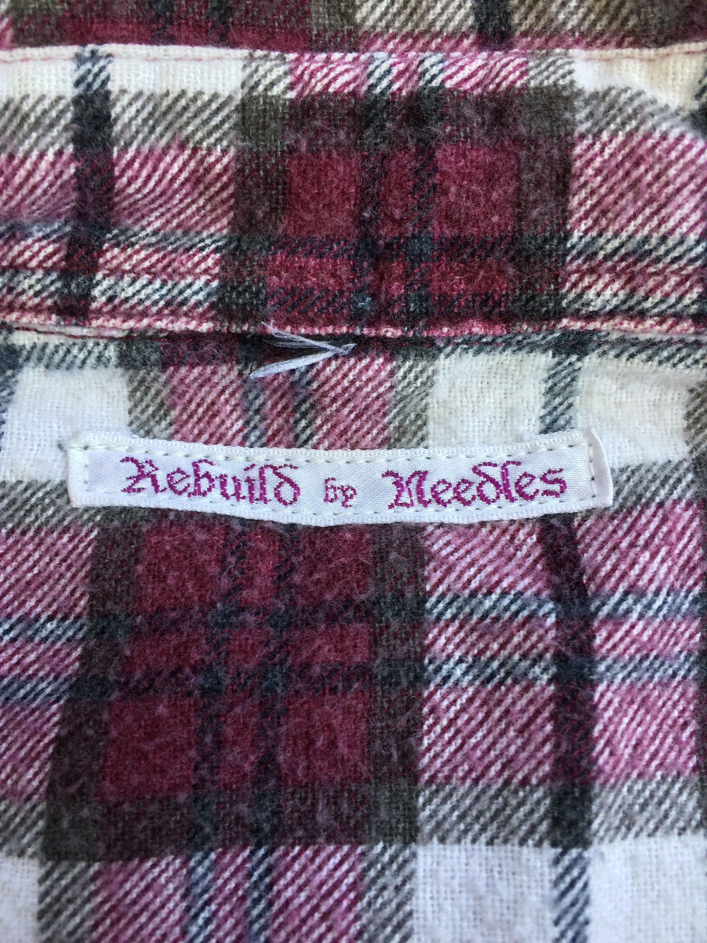 Needles Rebuild by Needles Wide Ribbon Cut Flannel Size US XL / EU 56 / 4 - 4 Thumbnail