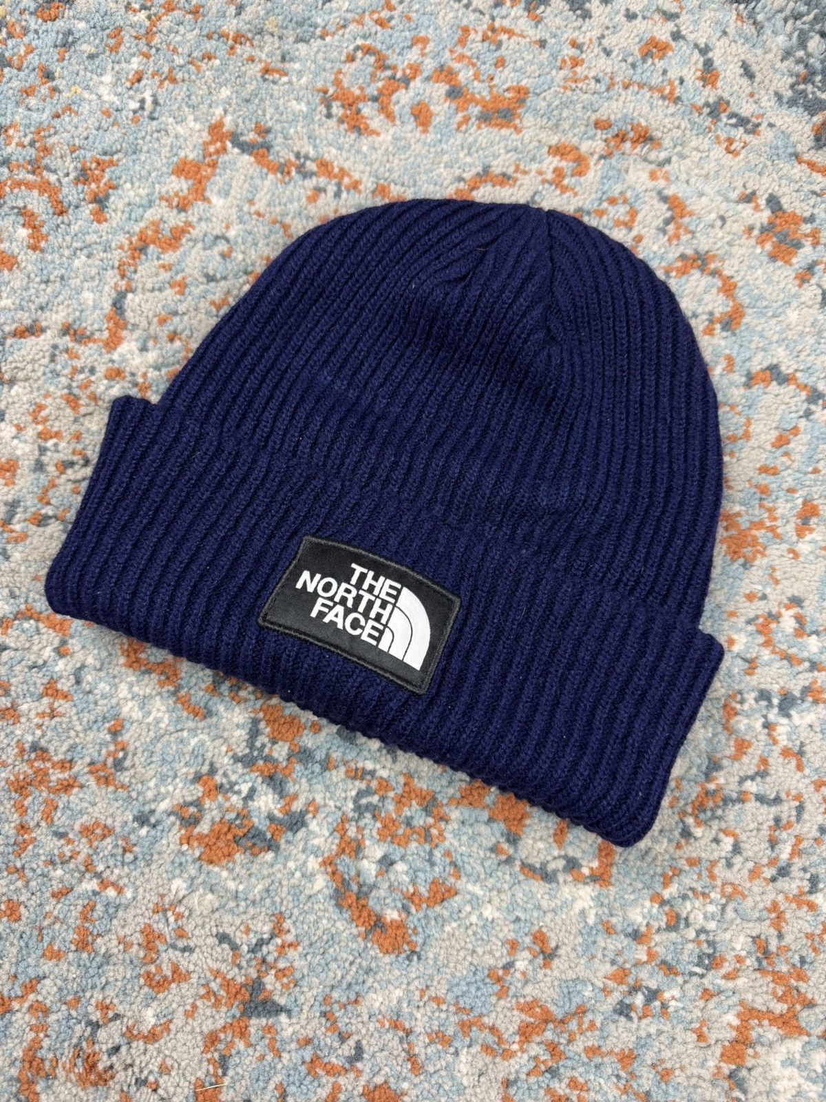 The North Face × Vintage The North Face ribbed knit beanie hat Size ONE SIZE - 1 Thumbnail