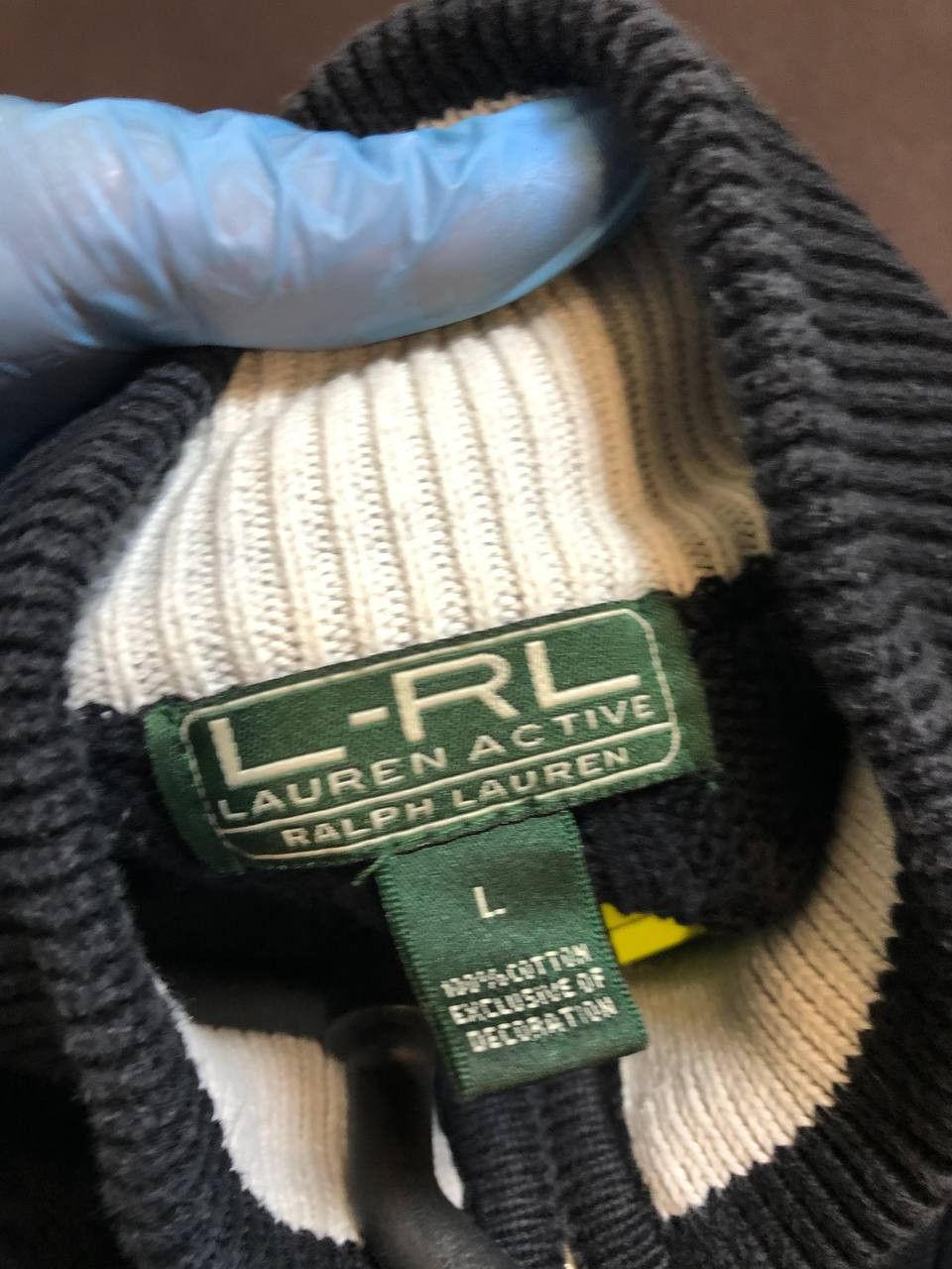 Polo Ralph Lauren Lauren Active Ralph Lauren Full Zip Cable Knit Sweater Size L / US 10 / IT 46 - 2 Thumbnail