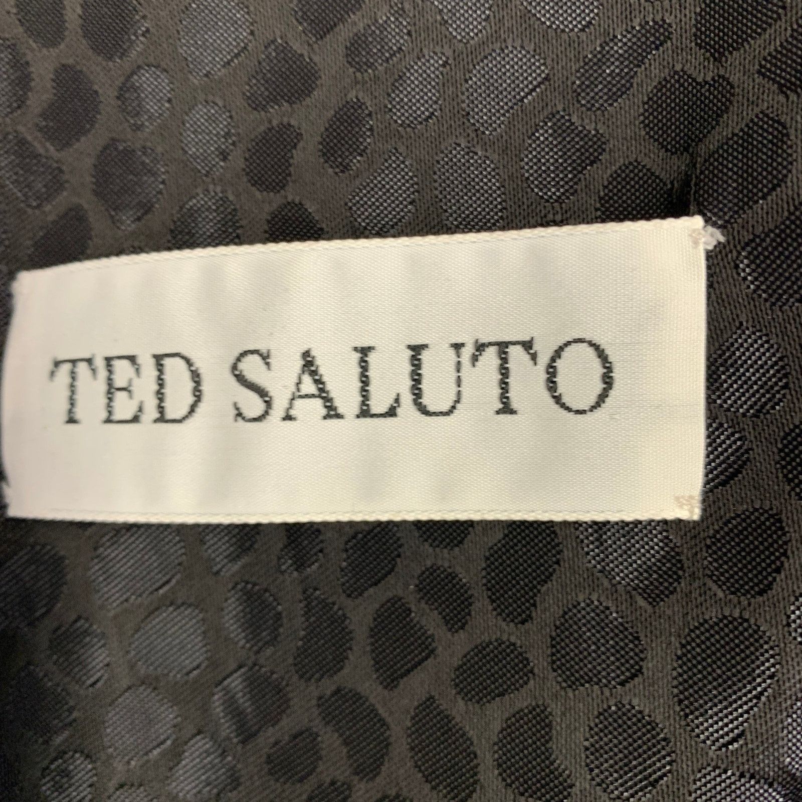 Other TED SALUTO Size L Black Multi Color Print Silk Buttoned Vest Size US L / EU 52-54 / 3 - 5 Thumbnail