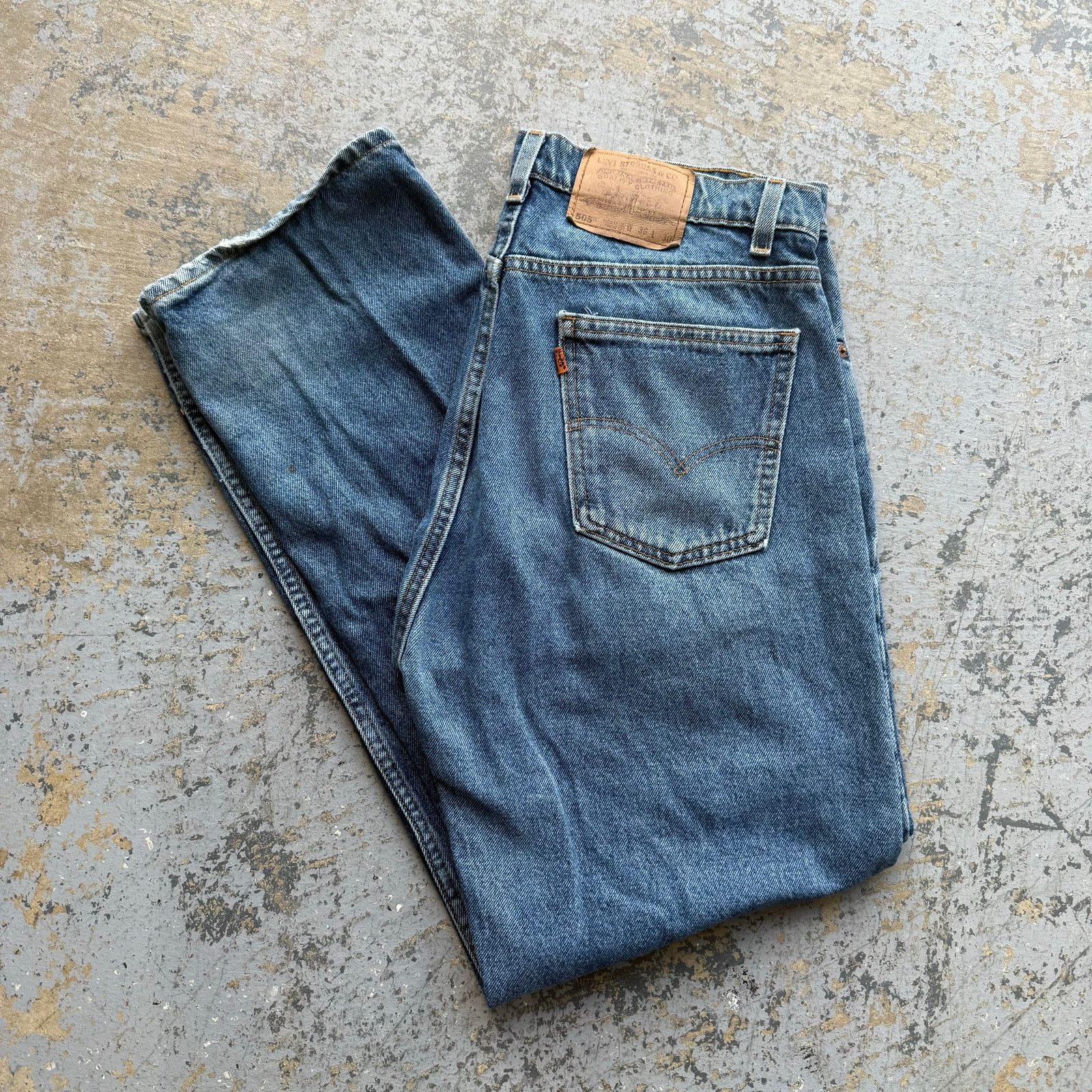Levi's 90’s Levi’s OrangeTab 505 Straight Leg Jeans Made In USA Size US 35 - 1 Thumbnail