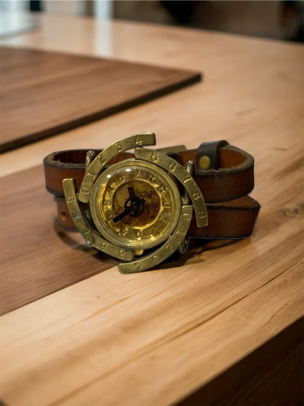 Japanese Brand VINTAGE DEDEGUMO STEAMPUNK DOUBLE STRAPS WATCH Size ONE SIZE - 1 Thumbnail