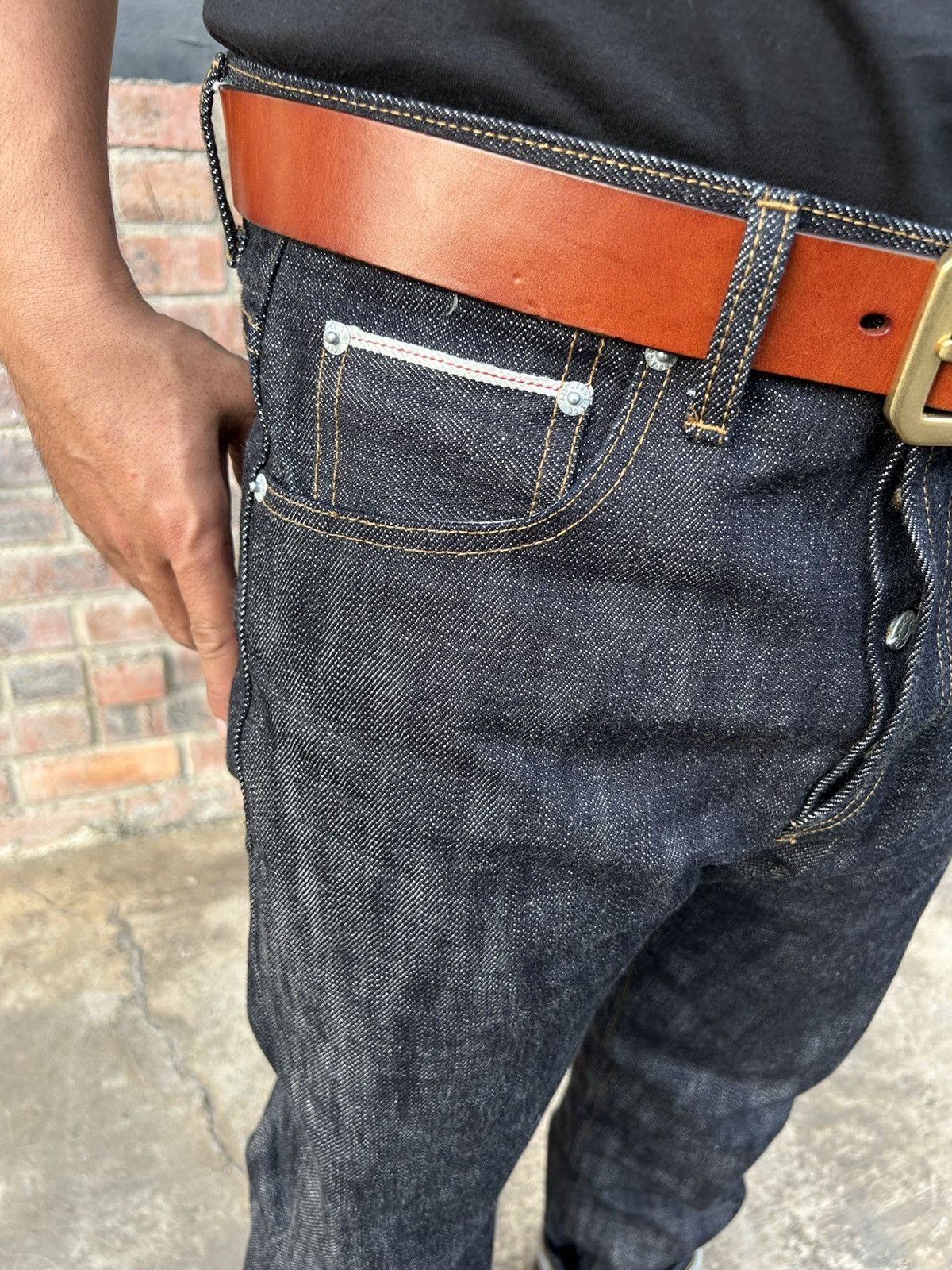 Other 19.8 OZ Denim Selvedge by Azy jeans & Co inspired by Samurai Size US 34 / EU 50 - 4 Thumbnail