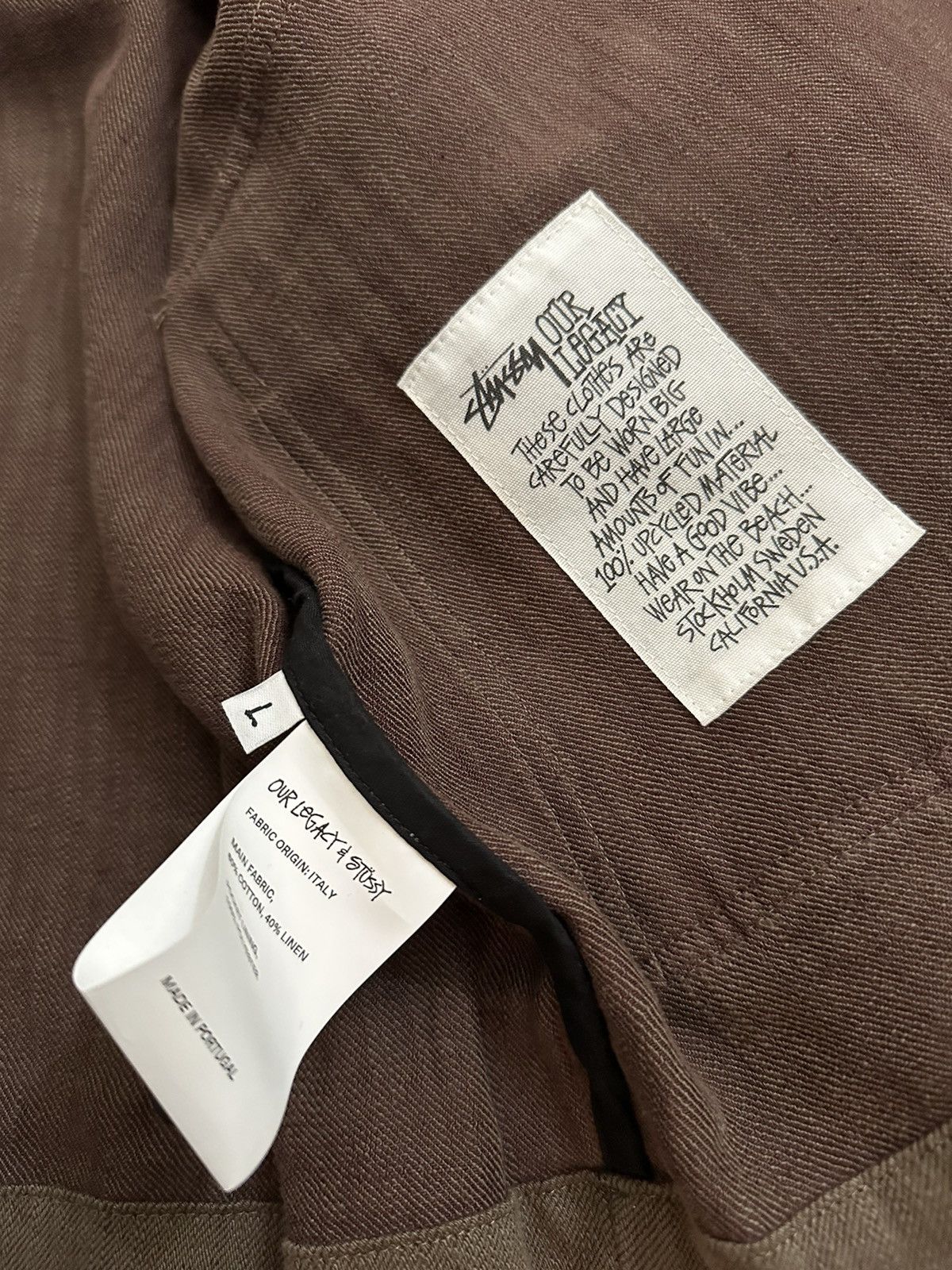 Stussy Stussy x Our Legacy Pararescue Flight Jacket Brown Large Size US L / EU 52-54 / 3 - 9 Thumbnail