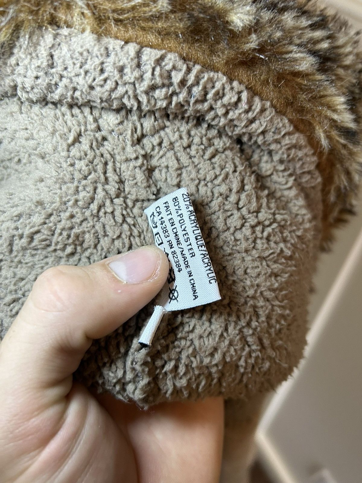 Aldo Vintage Aldo sherpa fleece lined leopard fur hat accessory Size ONE SIZE - 11 Thumbnail