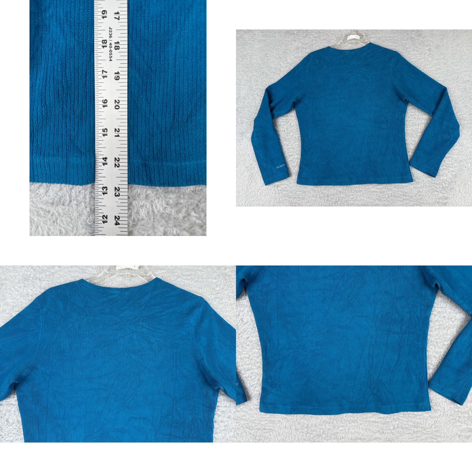 The North Face The North Face Sweater Womens Medium Blue TKA Micro Pullover Long Sleeve Fleece Size M / US 6-8 / IT 42-44 - 9 Thumbnail