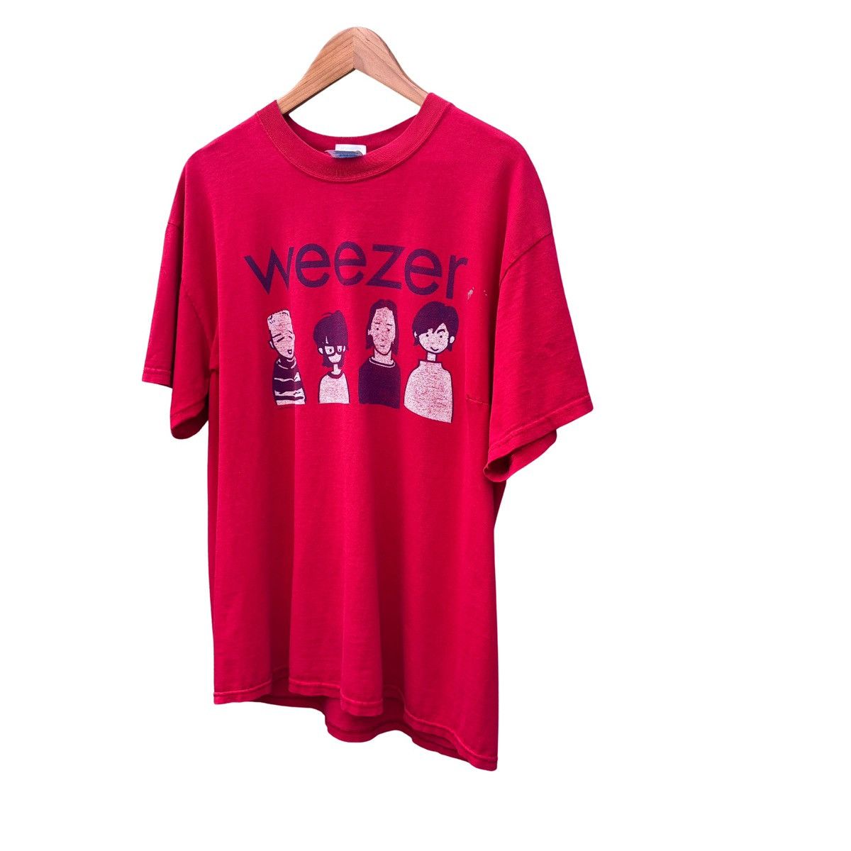 Band Tees Vintage Y2K Weezer Band Cartoon T Shirt Size US L / EU 52-54 / 3 - 8 Thumbnail