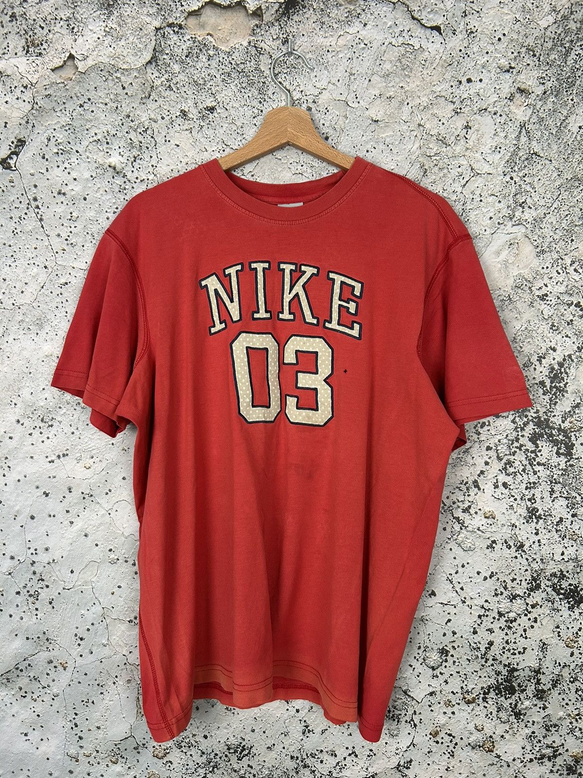 Nike Vintage Nike Spellout Logo Tee Streetwear Drill Rap Hype Size US L / EU 52-54 / 3 - 1 Thumbnail