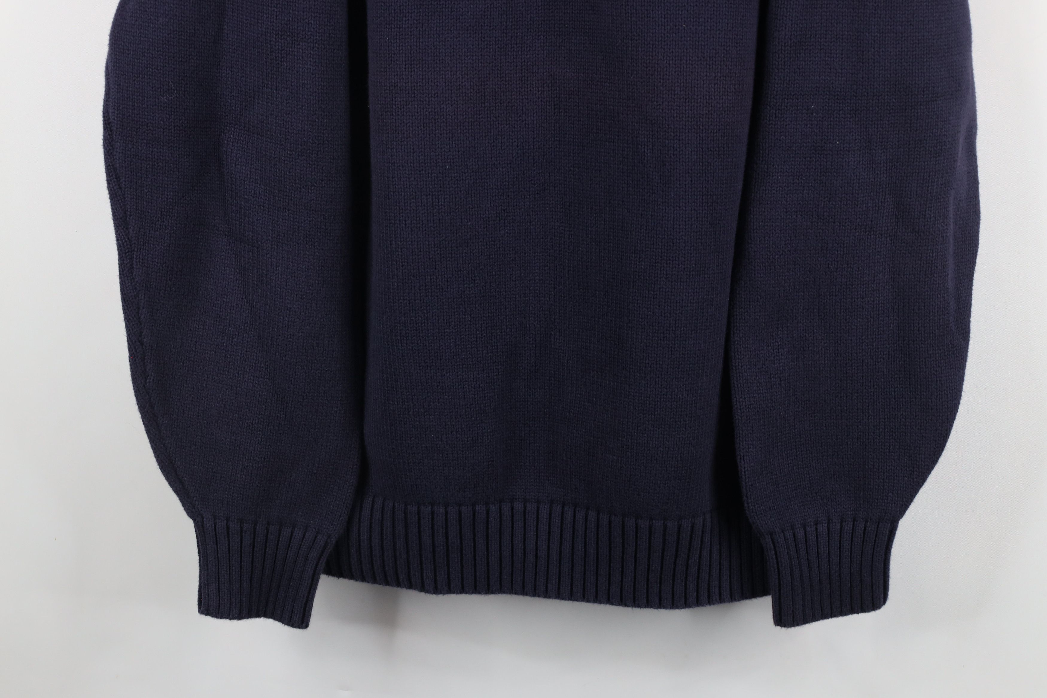 Lands' End × Vintage Vintage 90s Lands End University of Michigan Knit Sweater Size US XXL / EU 58 / 5 - 3 Thumbnail