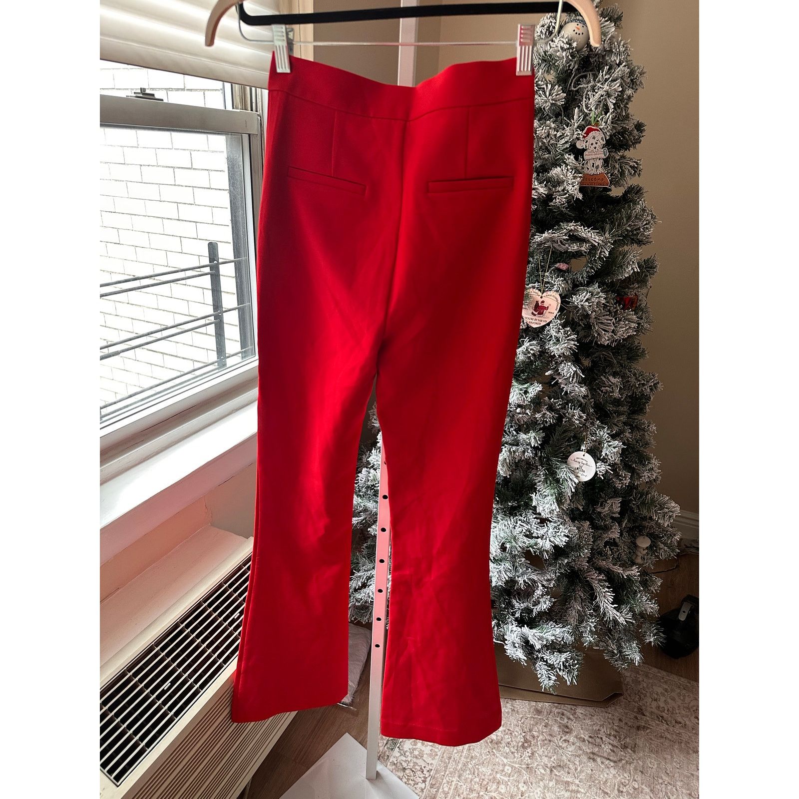 Generation Love NWT Generation Love Luca Crepe Pant Red size 0 Size 25" / US 0 / IT 36 - 6 Thumbnail
