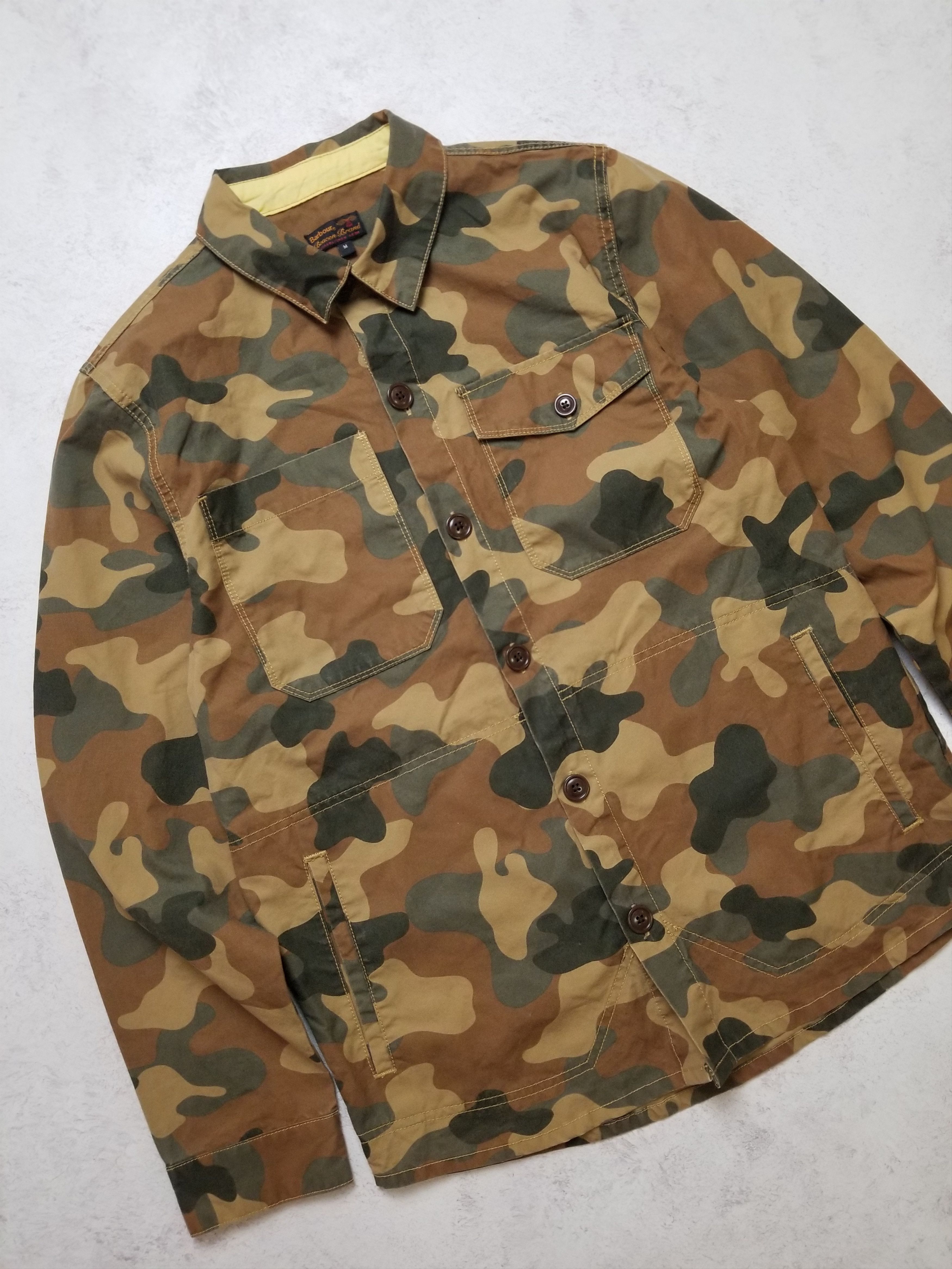 Barbour Barbour Haritage Camouflage Heavy Overshirt Cotton Jacket Size US M / EU 48-50 / 2 - 11 Thumbnail