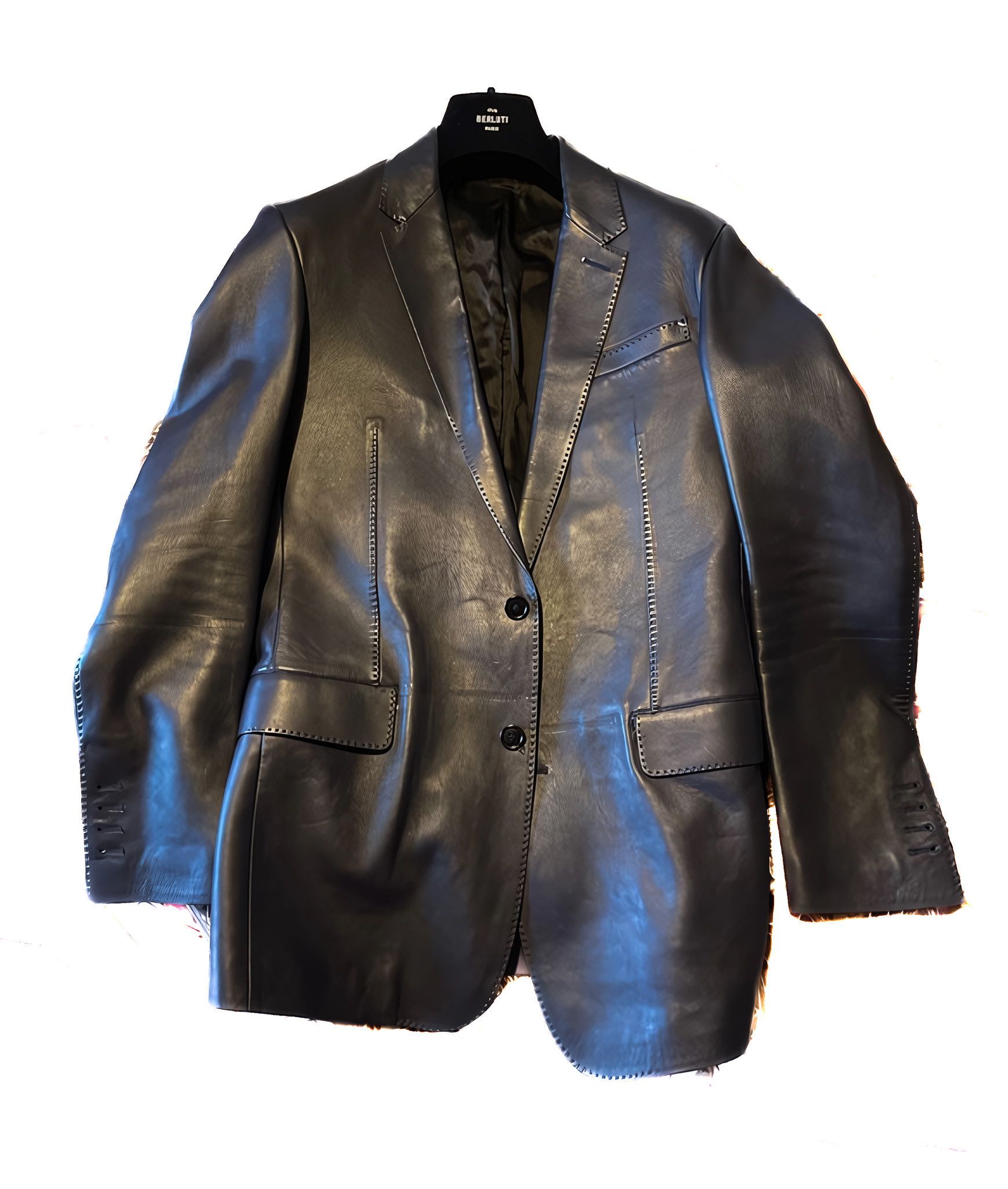Berluti F/W 2018 LEATHER BLAZER JACKET Size US M / EU 48-50 / 2 - 1 Thumbnail