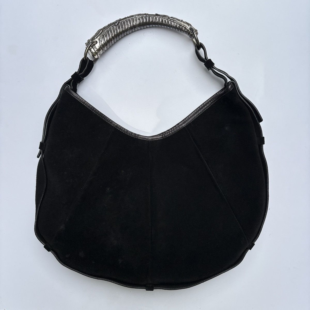 Yves Saint Laurent YVES SAINT LAURENT by Tom Ford Suede MOMBASA HOBO BAG Size ONE SIZE - 2 Thumbnail