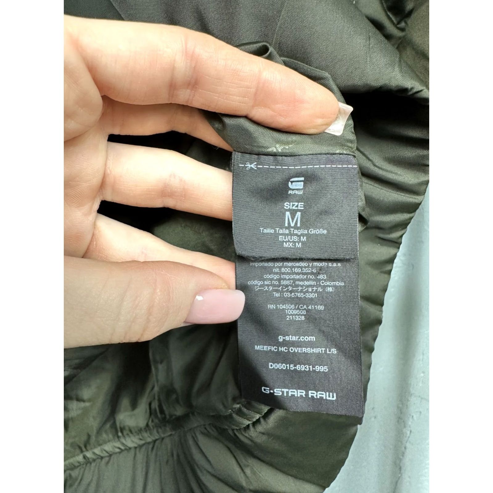G-Star G Star Raw Mens Meefic Quilted Overshirt Jacket M Size US M / EU 48-50 / 2 - 5 Thumbnail