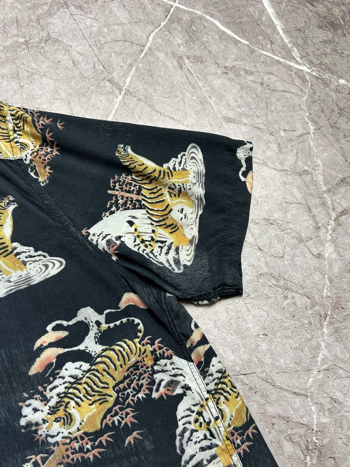 Allsaints Allsaints Tiger crazy Hawaiian shirt Size US XL / EU 56 / 4 - 13 Thumbnail