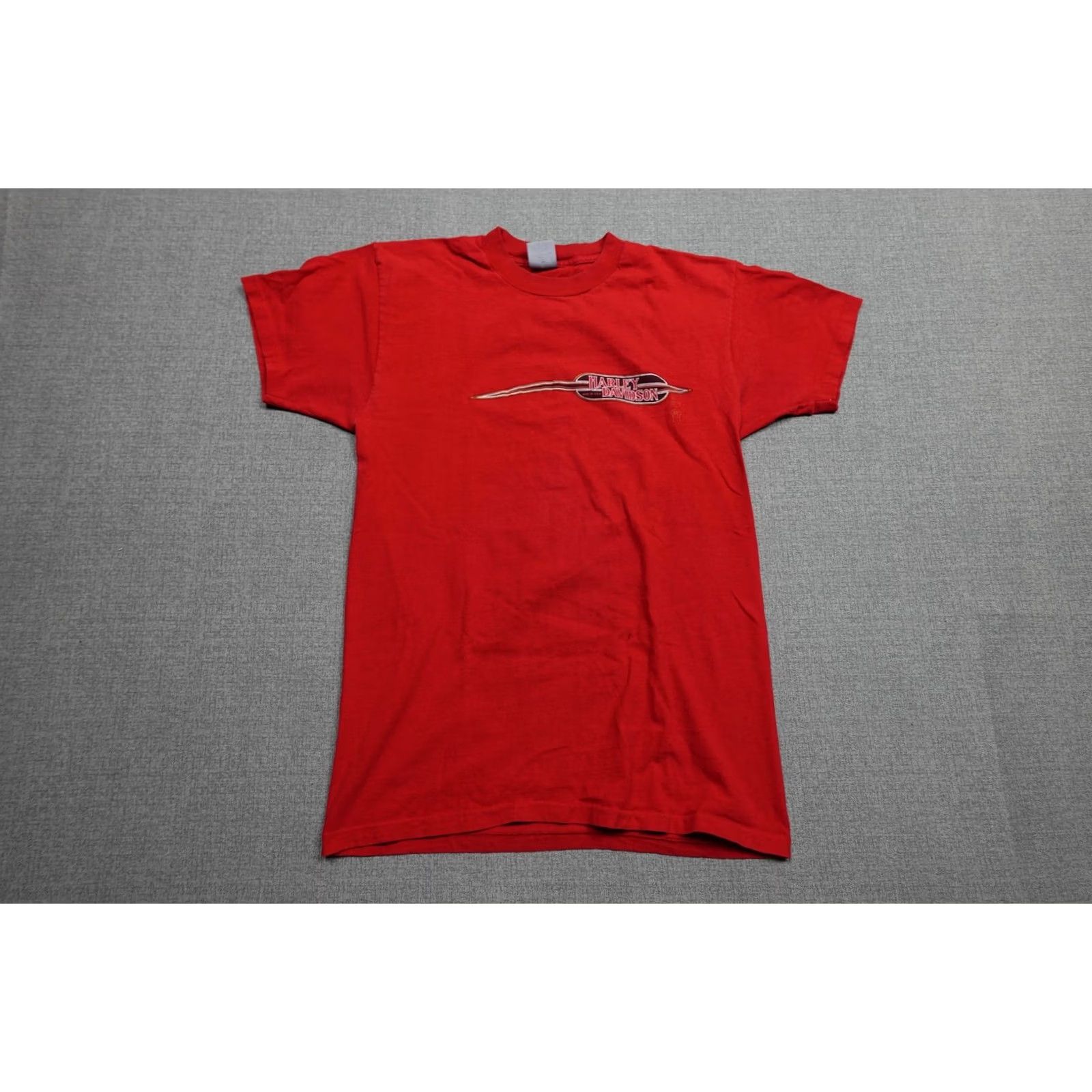 Harley Davidson VINTAGE Harley-Davidson Shirt Mens M Red 3D Emblem Orlando Dealer Biker 90s Size US M / EU 48-50 / 2 - 3 Thumbnail