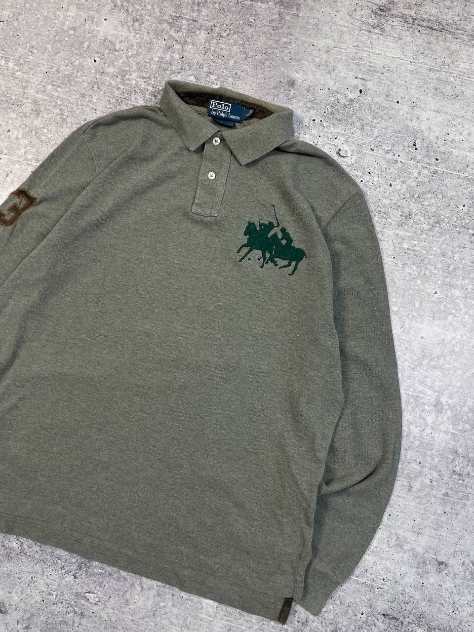 Polo Ralph Lauren Vintage Polo Ralph Lauren Big Logo Long Sleeve Shirt Y2K Size US L / EU 52-54 / 3 - 3 Thumbnail