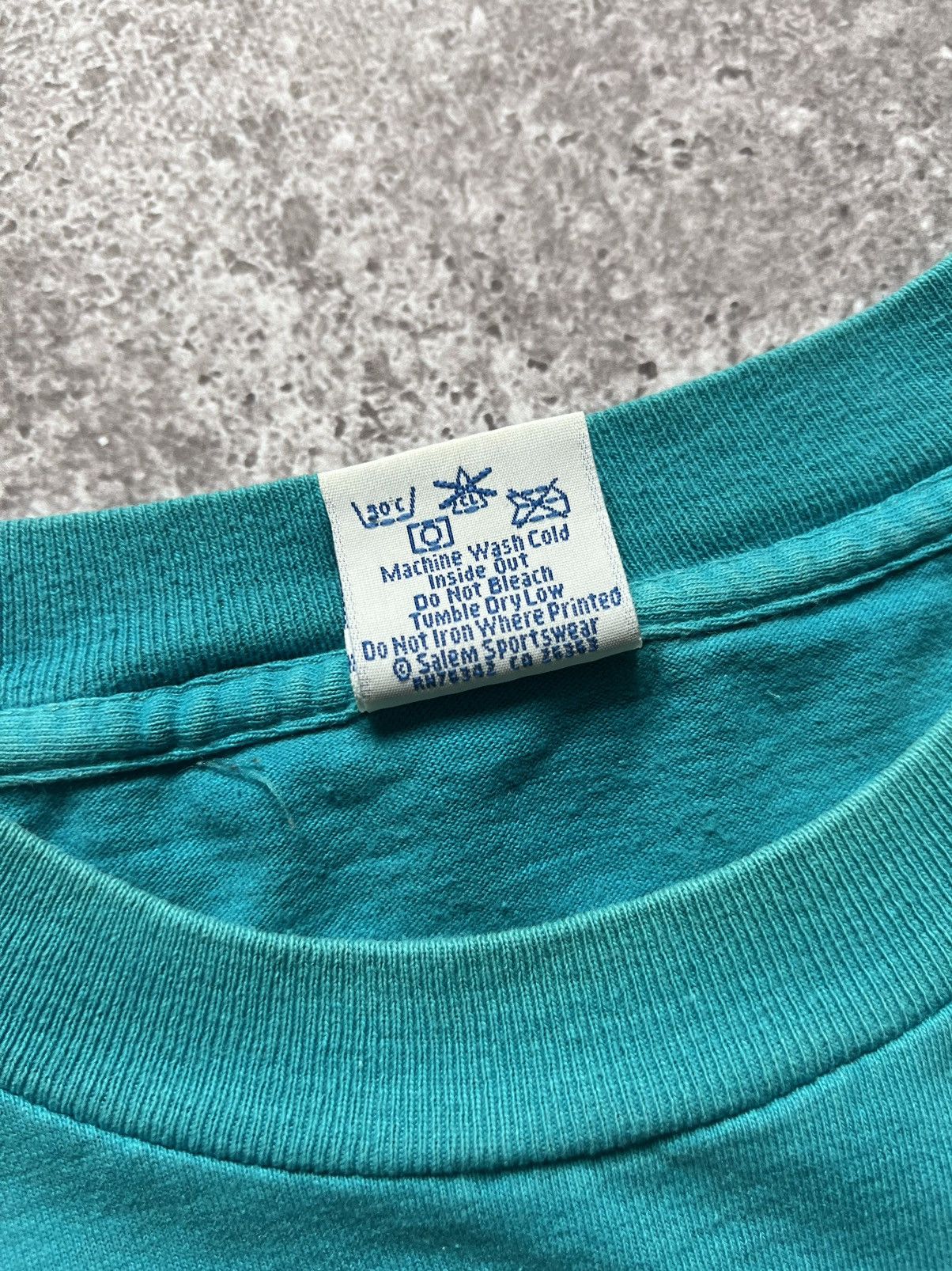 NBA × Vintage Vintage Charlotte Hornets 1988 single stich t shirt Size US XL / EU 56 / 4 - 11 Thumbnail