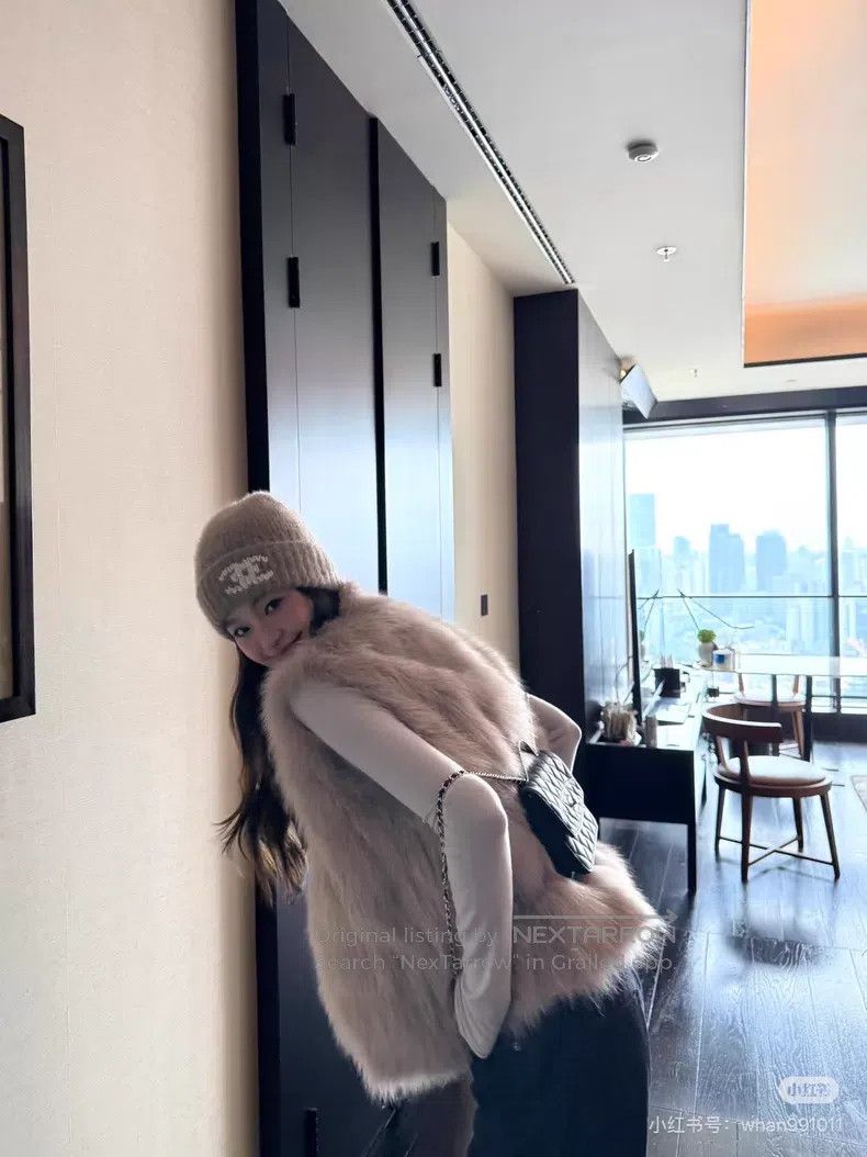Chanel Chanel 24b cashmere khaki cold cap Size ONE SIZE - 6 Thumbnail