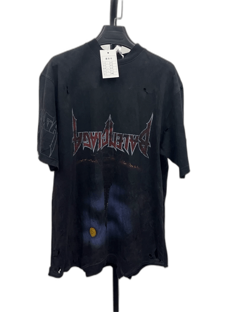 Balenciaga Balenciaga Graphic Print Short Sleeve T-Shirt Size US M / EU 48-50 / 2 - 1 Thumbnail