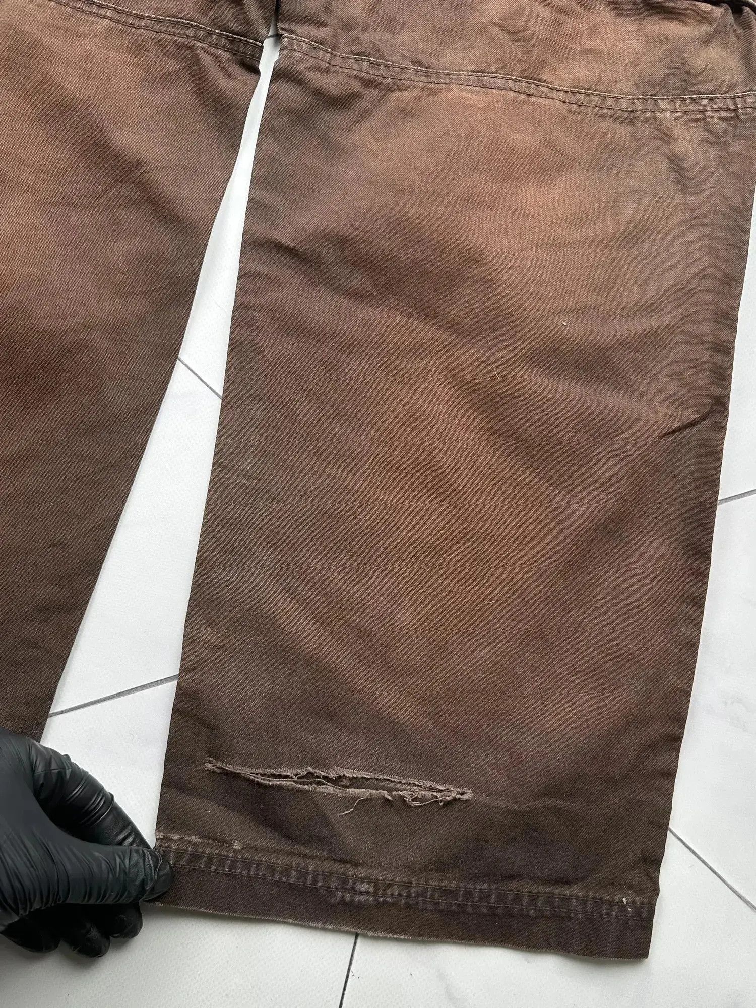 Japanese Brand Vintage Cargo Sun Faded Wide Pants (B458)E2 Size US 30 / EU 46 - 11 Thumbnail