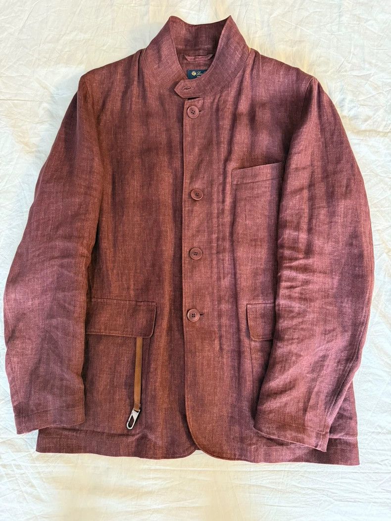 Loro Piana LORO PIANA Men's classic Roadster vintage linen coat Size US M / EU 48-50 / 2 - 1 Thumbnail