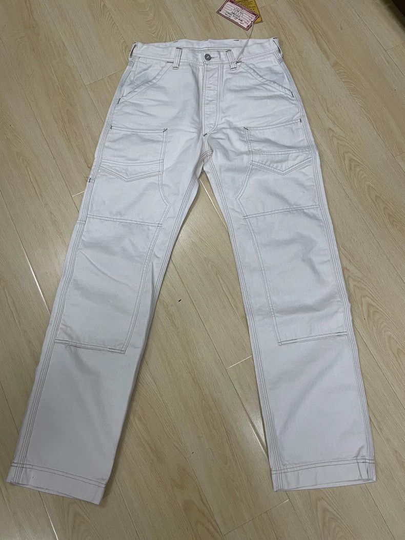 Freewheelers Freewheelers White Cargo Pants for Sale Size US 30 / EU 46 - 1 Thumbnail