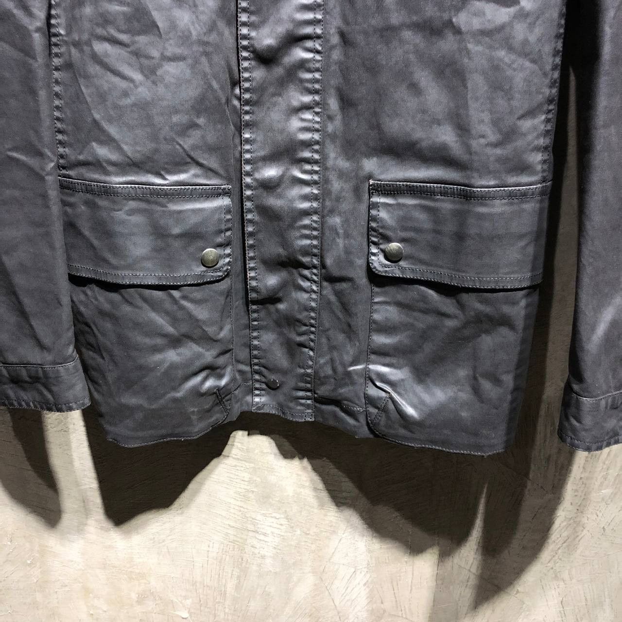 Z Zegna Zegna Waxed motorcycle leather jacket Size US M / EU 48-50 / 2 - 3 Thumbnail