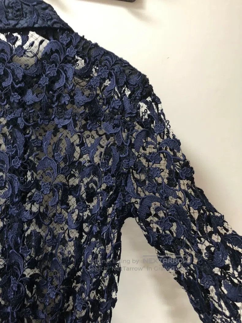 Alaia Alaia All Lace Long Shirt Jacket Size XS / US 0-2 / IT 36-38 - 3 Thumbnail