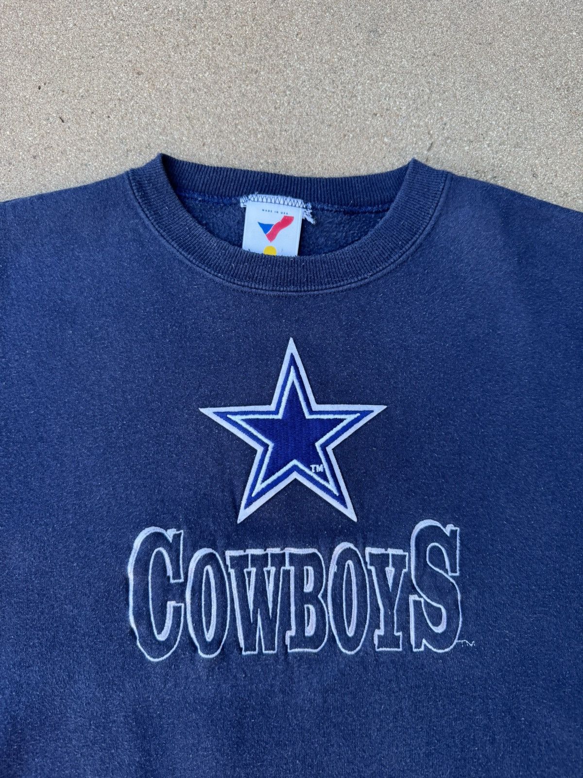 Vintage Vtg 90’s Dallas Cowboys NFL Embroidered Logo Sweatshirt XL Size US XL / EU 56 / 4 - 5 Thumbnail