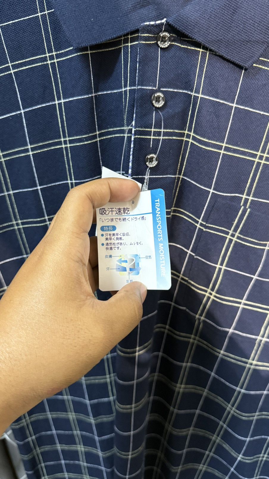 Kansai Yamamoto DEADSTOCK KANSAI YAMAMOTO HOMME POLO SHIRT Size US L / EU 52-54 / 3 - 6 Thumbnail