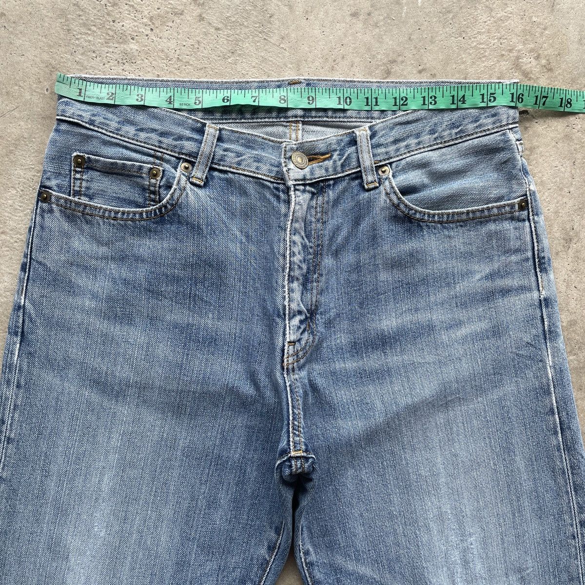 Japanese Brand × Jean × Vintage Vintage Japanese Faded Distressed Jeans Pants Denim W32 Size US 32 / EU 48 - 5 Thumbnail