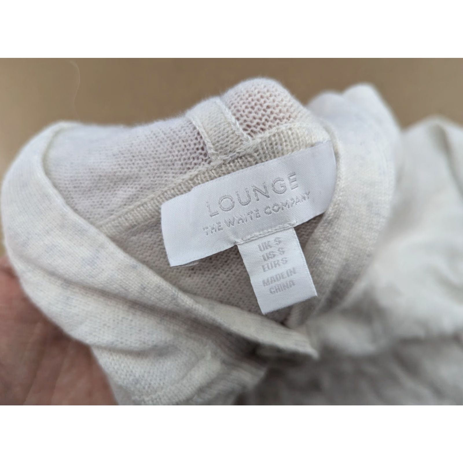 Vintage The White Company Lounge Cardigan Womens S Wool Viscose Hooded Soft Ladies Size S / US 4 / IT 40 - 5 Thumbnail