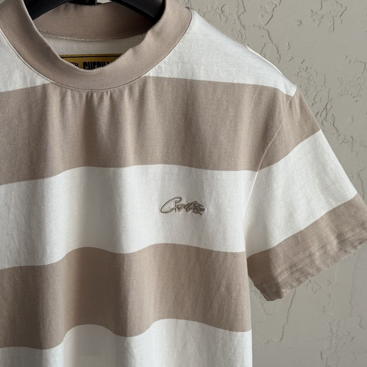 Corteiz Corteiz Striped Cream Tee Short Sleeve Size US S / EU 44-46 / 1 - 3 Thumbnail