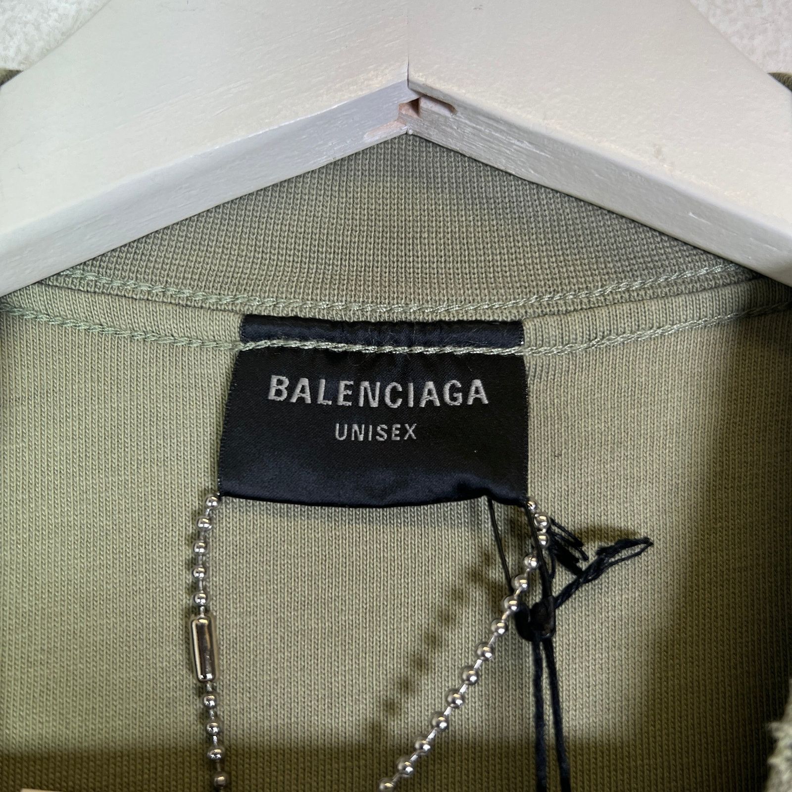 Balenciaga Balenciaga Inside Out Distressed Logo T-Shirt Size US L / EU 52-54 / 3 - 4 Thumbnail