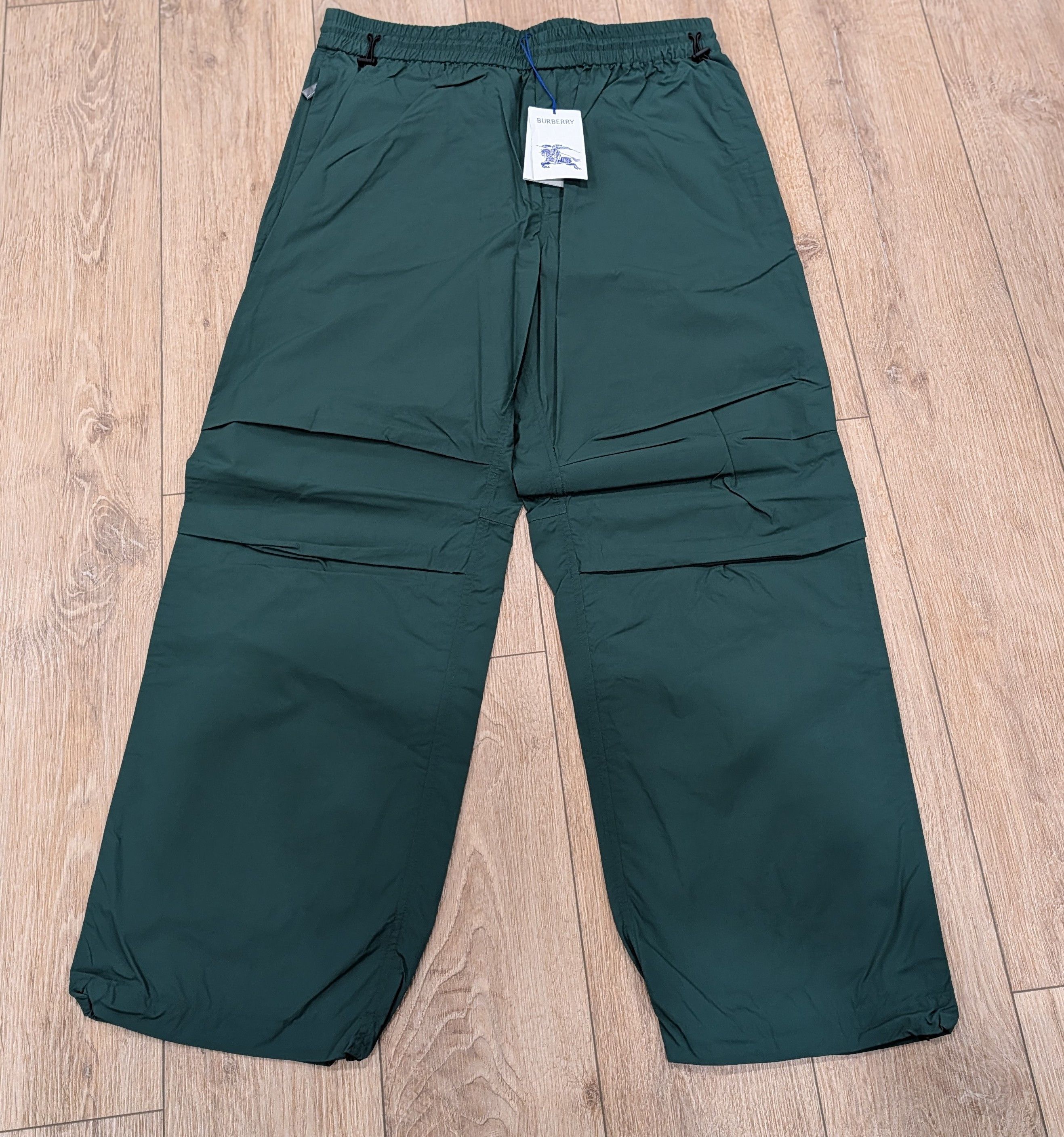 Burberry Burberry Drawstring Cargo Pants Ivy Green Large Size US 34 / EU 50 - 1 Thumbnail
