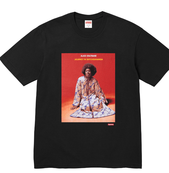 Supreme Supreme Satchidananda Tee Black Size Small Alice Coltrane Size US S / EU 44-46 / 1 - 1 Thumbnail
