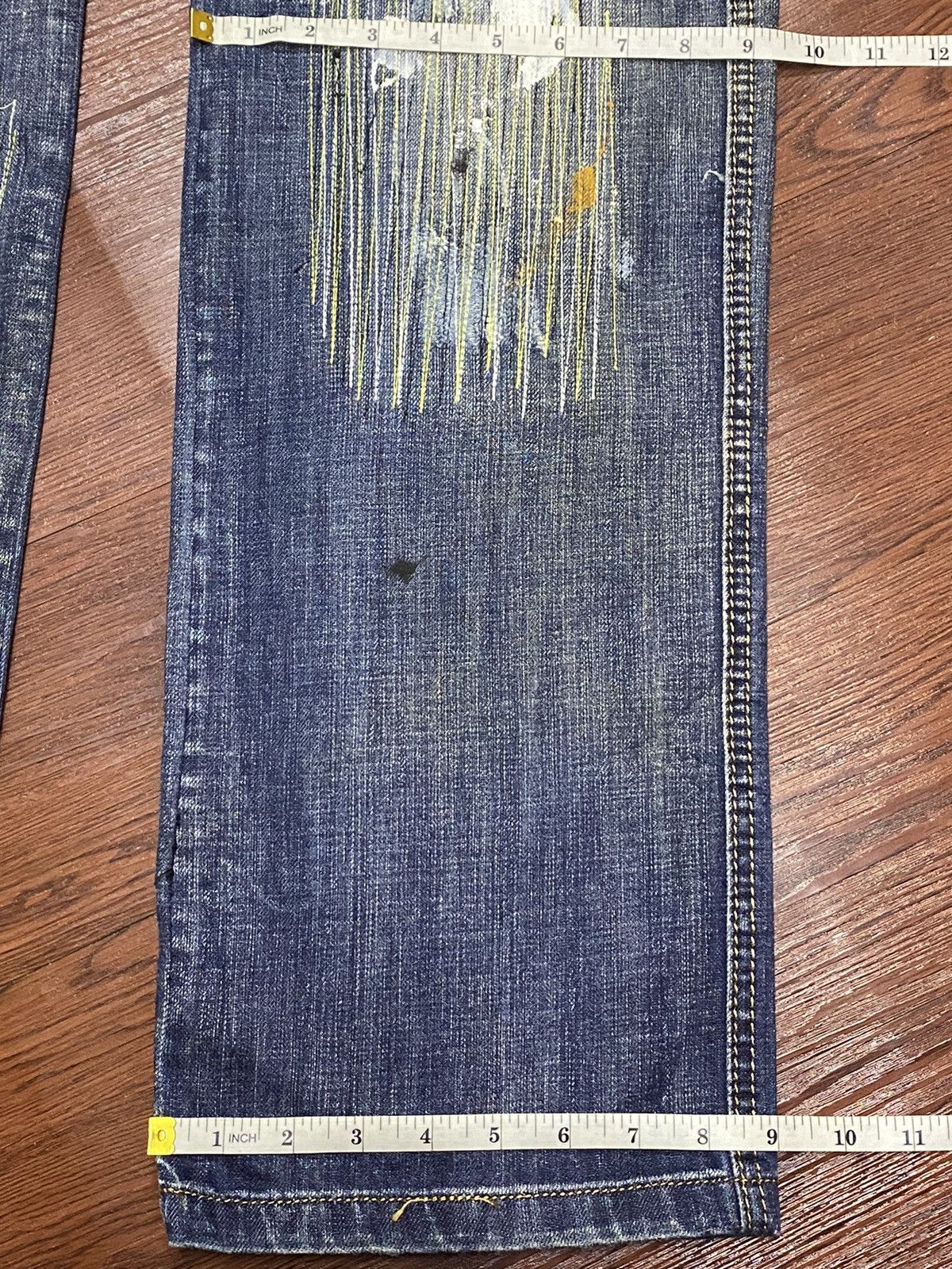 Japanese Brand Vintage Japanese Brands Paint Splatter Jeans Size US 38 / EU 54 - 20 Thumbnail