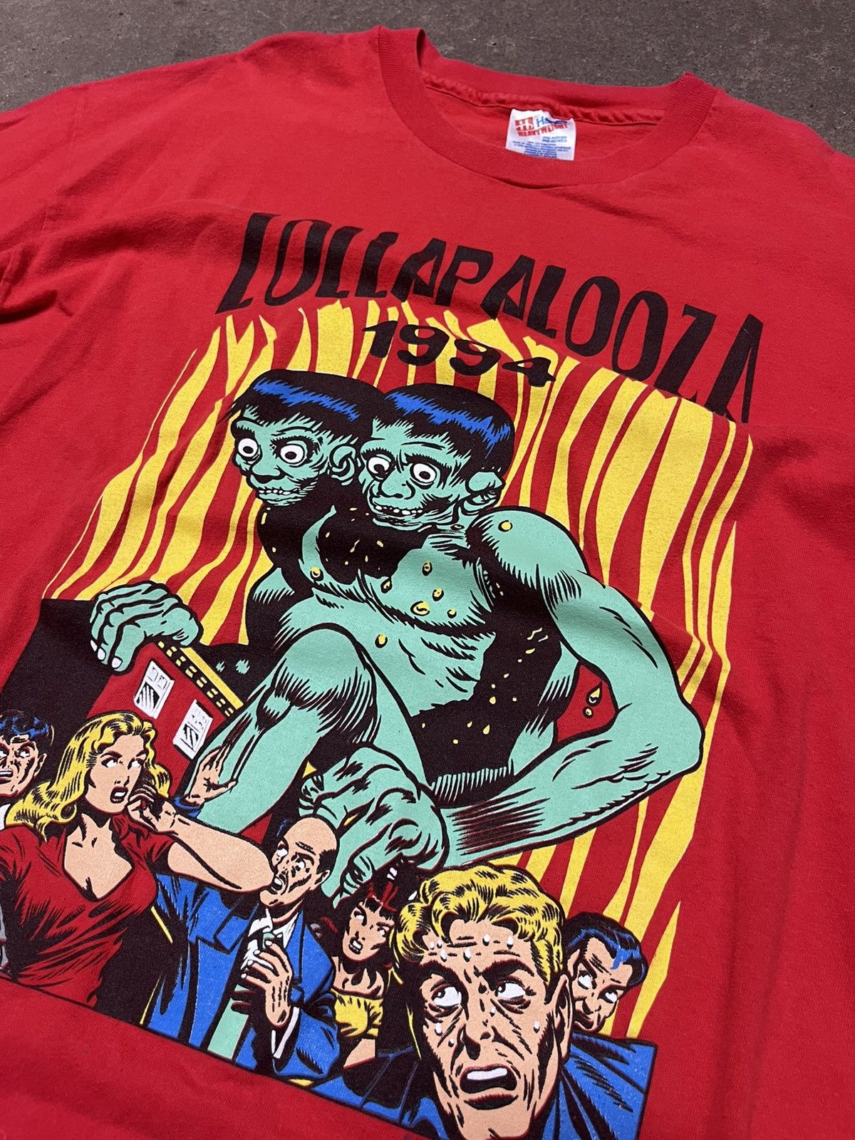 Band Tees Vintage 1994 Lollapalooza Concert Festival Smashing Pumpkins Size US XL / EU 56 / 4 - 4 Thumbnail