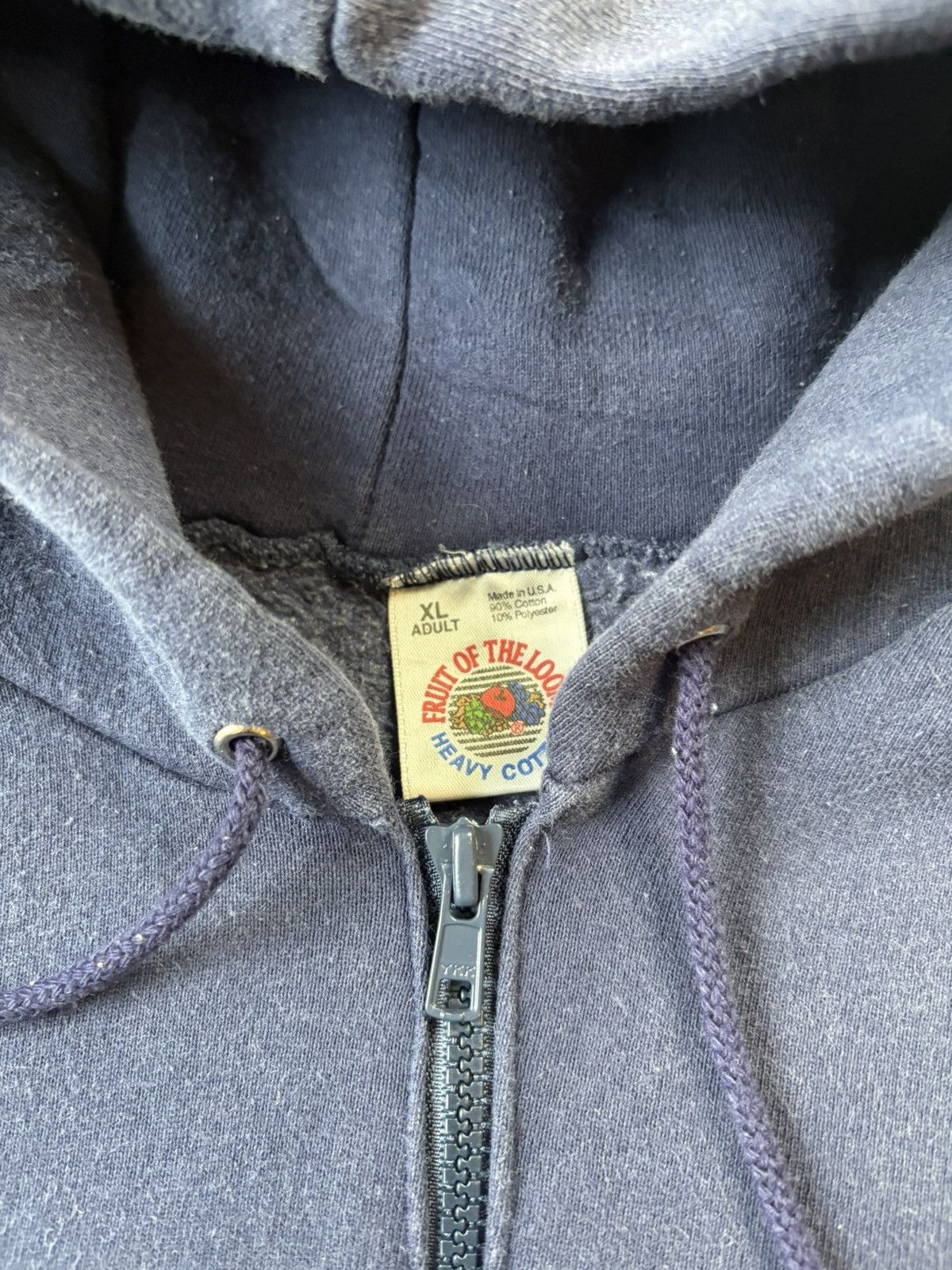 Vintage Vintage Horseshoe Fire 1/4 Zip-up Hoodie Size XL Size US XL / EU 56 / 4 - 3 Thumbnail