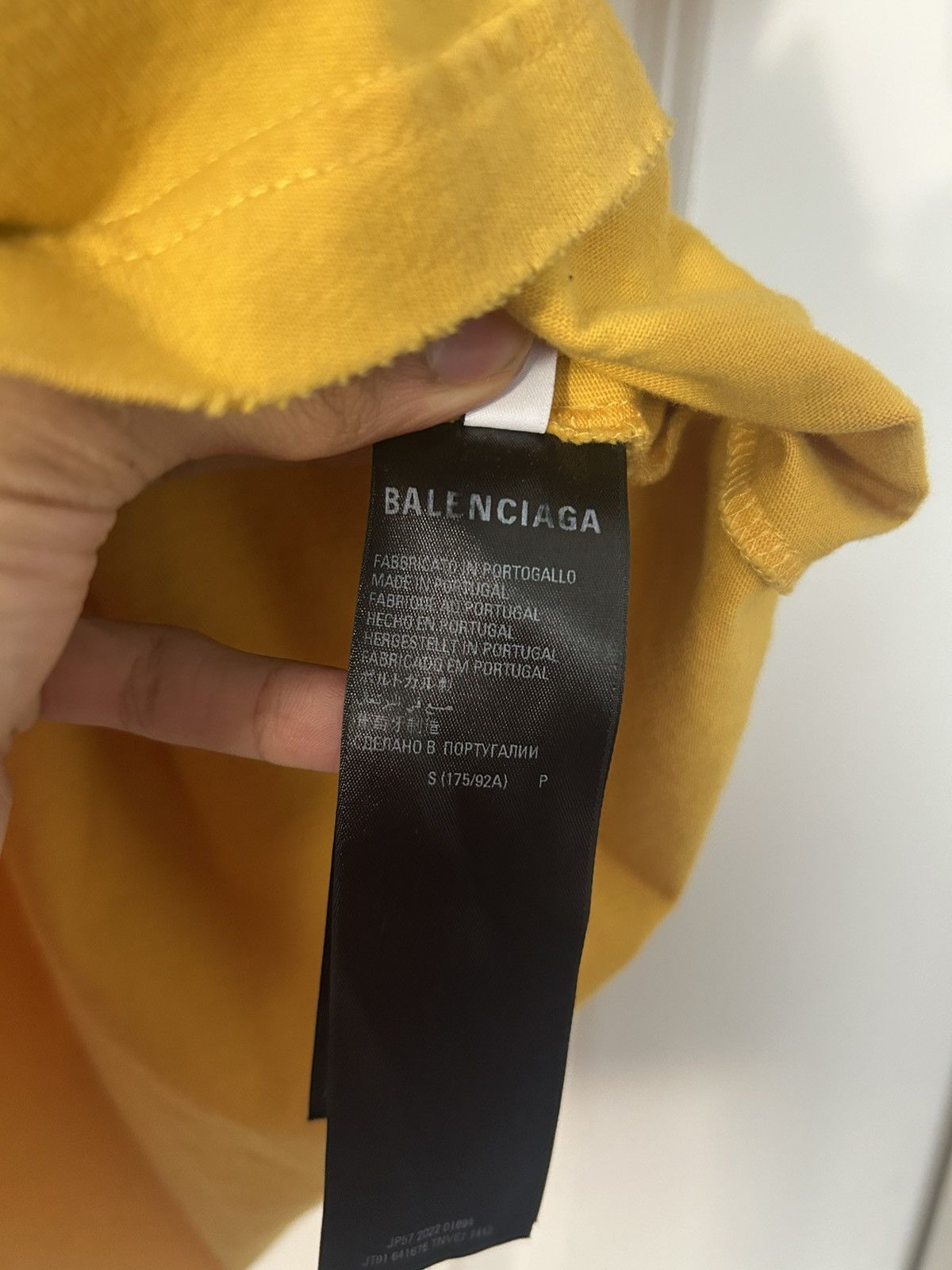 Balenciaga Balenciaga hand drawn political campaign shirt yellow Size US S / EU 44-46 / 1 - 6 Thumbnail
