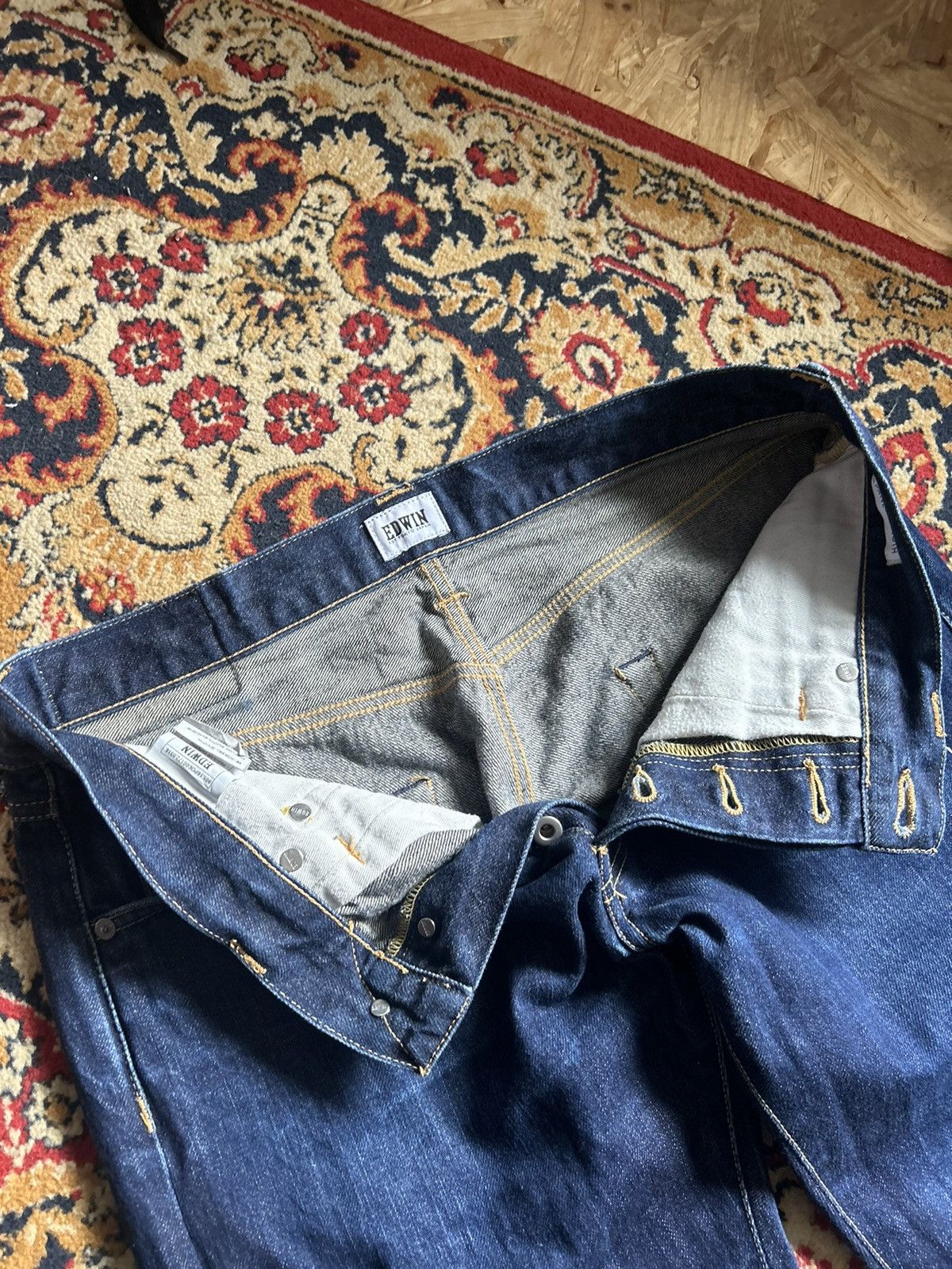 Edwin Edwin Selvedge Japanese Denim Pants 33x32 Size US 33 - 8 Thumbnail