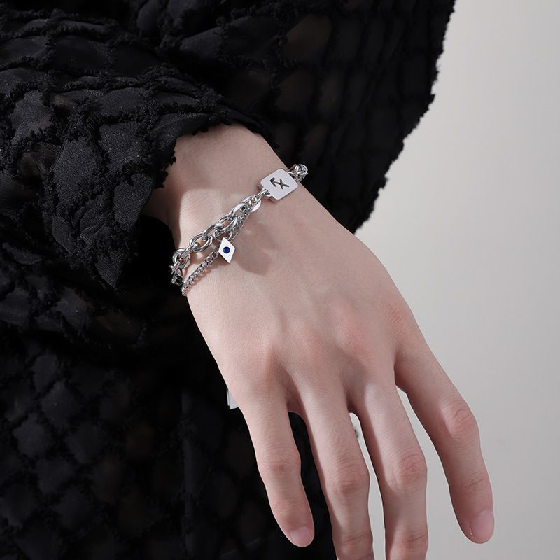 Jewelry Retro Bracelet Y2K Punk Chain Gotch Bracelets Chains Size ONE SIZE - 1 Thumbnail